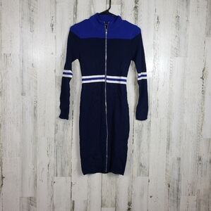 Codigo blue full zip long sleeve dress size large